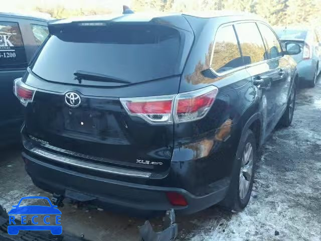 2014 TOYOTA HIGHLANDER 5TDJKRFH8ES070818 image 3