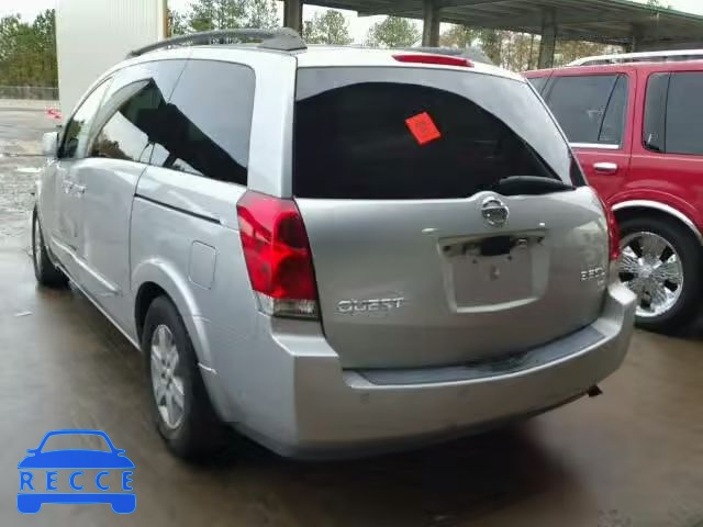 2005 NISSAN QUEST S/SE 5N1BV28U95N117644 Bild 2