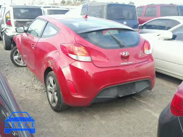 2013 HYUNDAI VELOSTER KMHTC6AD4DU142709 image 2