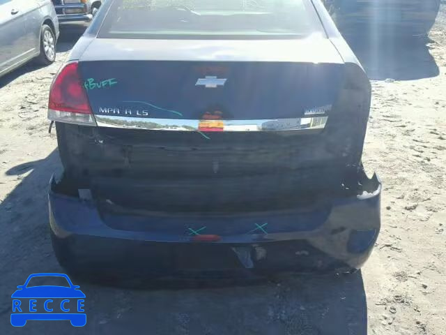 2007 CHEVROLET IMPALA LS 2G1WB58K079374592 зображення 9