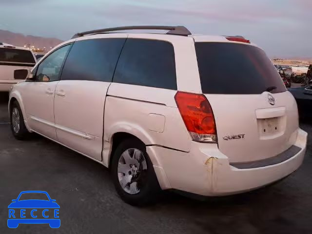 2006 NISSAN QUEST S/SE 5N1BV28U66N107350 зображення 2