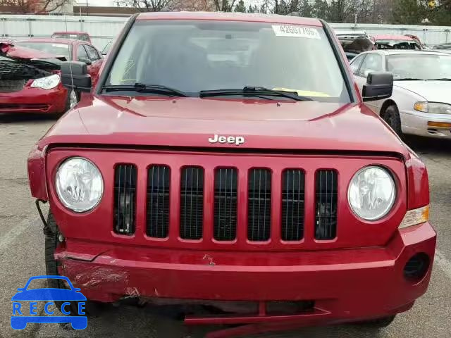 2010 JEEP PATRIOT SP 1J4NF2GB2AD560243 зображення 8