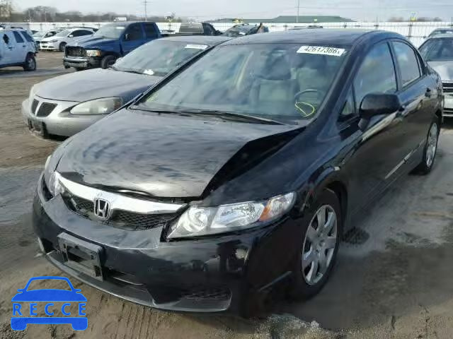 2011 HONDA CIVIC LX 19XFA1F56BE033370 зображення 1