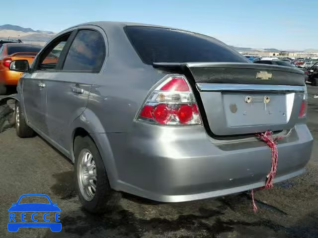 2009 CHEVROLET AVEO LS/LT KL1TD56E09B311213 image 2