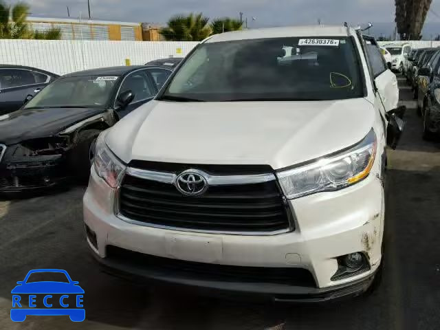 2014 TOYOTA HIGHLANDER 5TDZKRFH5ES031963 image 9