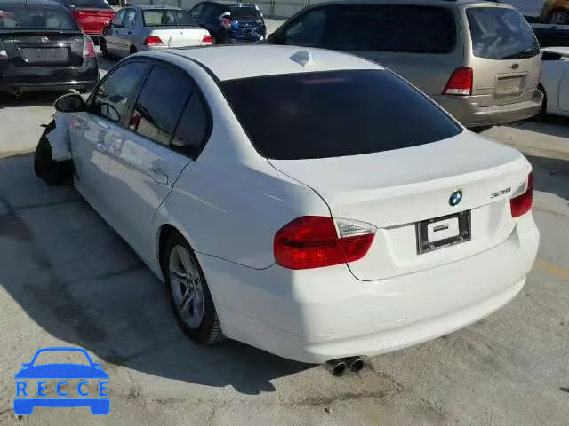 2008 BMW 328I WBAVA37548NL52015 image 2