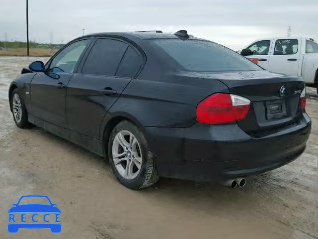 2008 BMW 328I WBAVA33588KX87465 image 2