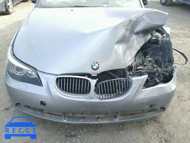 2007 BMW 525I WBANE53597CK92104 зображення 6