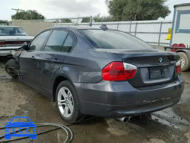 2008 BMW 328I WBAVA37568NL55112 зображення 2