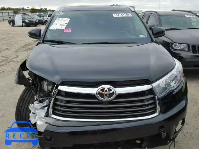 2014 TOYOTA HIGHLANDER 5TDYKRFH2ES012976 Bild 8