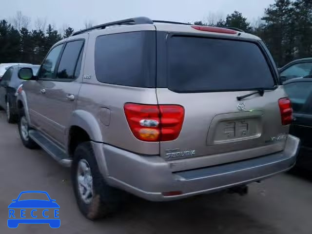2001 TOYOTA SEQUOIA SR 5TDBT44A41S030451 image 2
