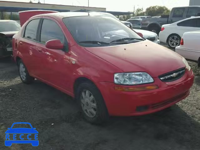 2005 CHEVROLET AVEO/LS KL1TD52615B491648 image 0