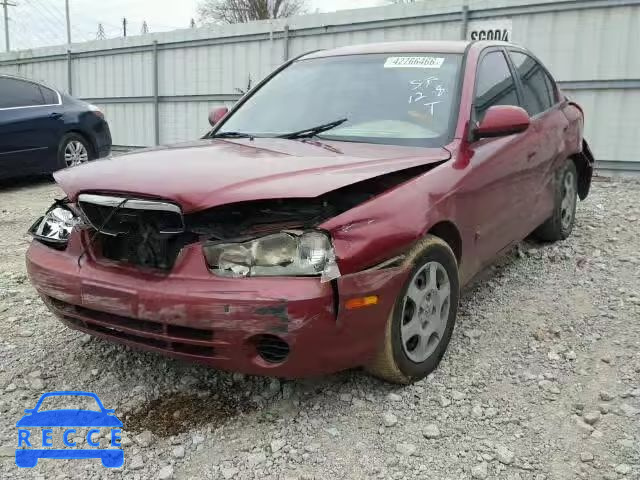 2002 HYUNDAI ELANTRA GL KMHDN45D62U461099 зображення 1