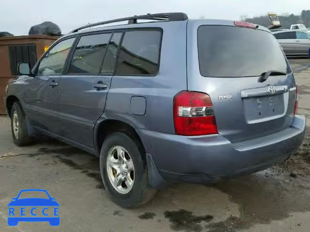 2004 TOYOTA HIGHLANDER JTEGD21A540100392 зображення 2