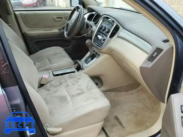 2004 TOYOTA HIGHLANDER JTEGD21A540100392 зображення 4