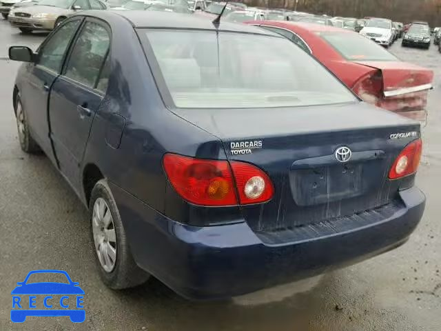 2003 TOYOTA COROLLA CE JTDBR32E730002793 зображення 2