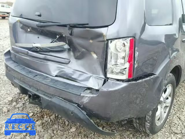 2014 HONDA PILOT EXL 5FNYF3H63EB007450 image 9