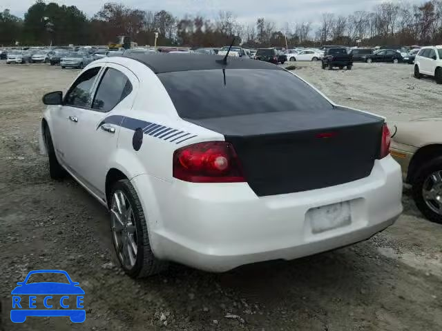 2012 DODGE AVENGER SX 1C3CDZCB0CN219409 image 2