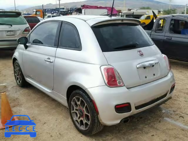 2012 FIAT 500 SPORT 3C3CFFBRXCT130390 зображення 2