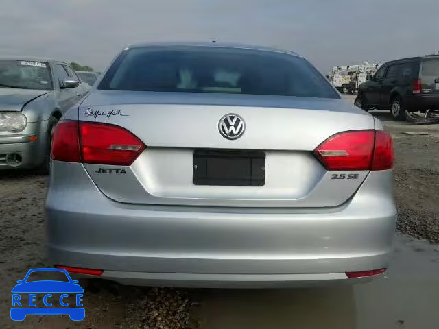 2012 VOLKSWAGEN JETTA SE 3VWDP7AJXCM364079 image 9