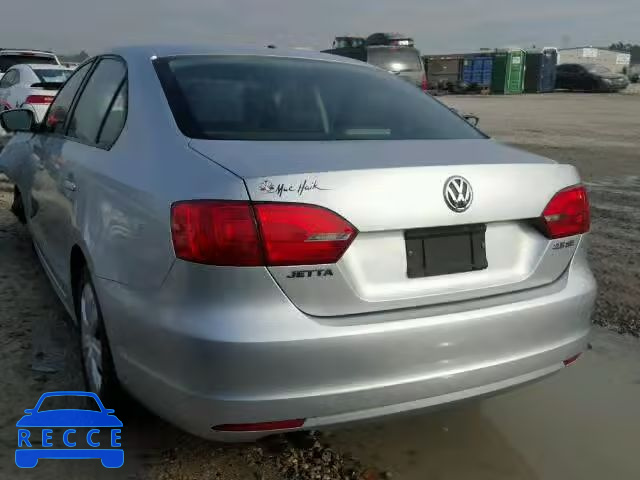 2012 VOLKSWAGEN JETTA SE 3VWDP7AJXCM364079 image 2