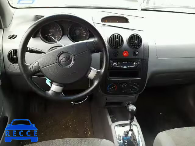 2005 CHEVROLET AVEO/LS KL1TD52685B356621 image 9