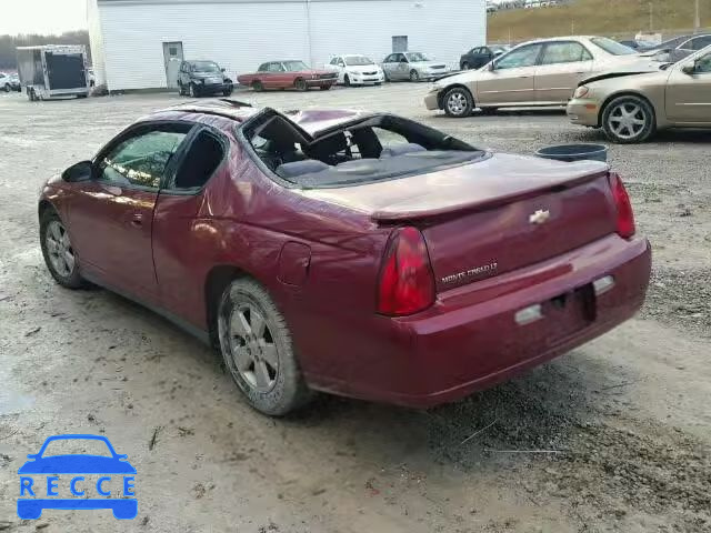 2006 CHEVROLET MONTE CARL 2G1WM15K269203655 image 2