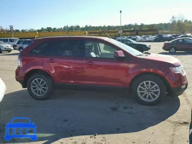 2007 FORD EDGE SEL P 2FMDK39C87BB31417 зображення 9