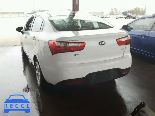 2014 KIA RIO LX KNADM4A3XE6386952 image 2
