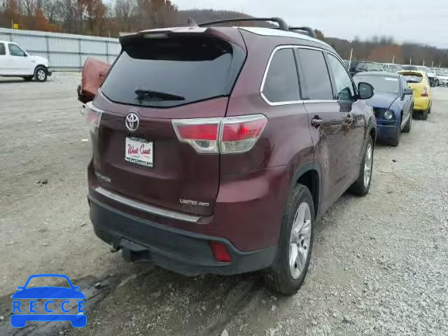 2016 TOYOTA HIGHLANDER 5TDDKRFH0GS347042 зображення 3