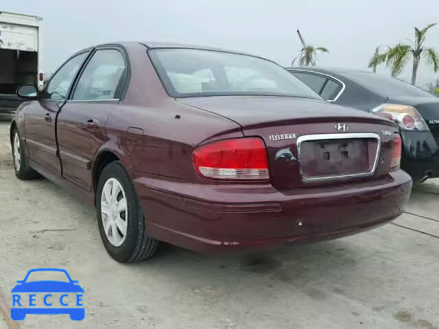 2004 HYUNDAI SONATA GL KMHWF25S64A052517 image 2