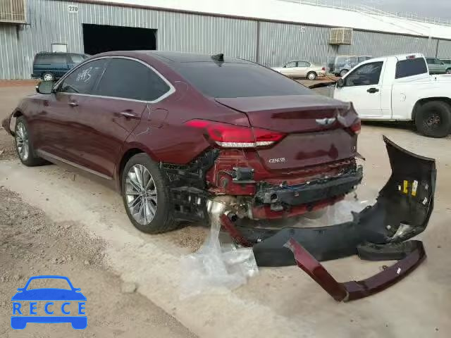 2015 HYUNDAI GENESIS KMHGN4JE1FU087647 image 2