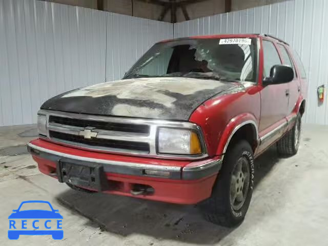 1996 CHEVROLET BLAZER 1GNDT13W9T2100645 зображення 1