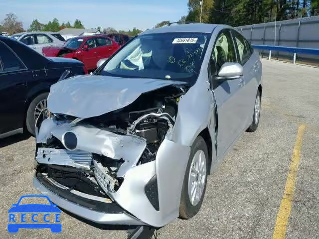 2016 TOYOTA PRIUS JTDKBRFU7G3015752 зображення 1