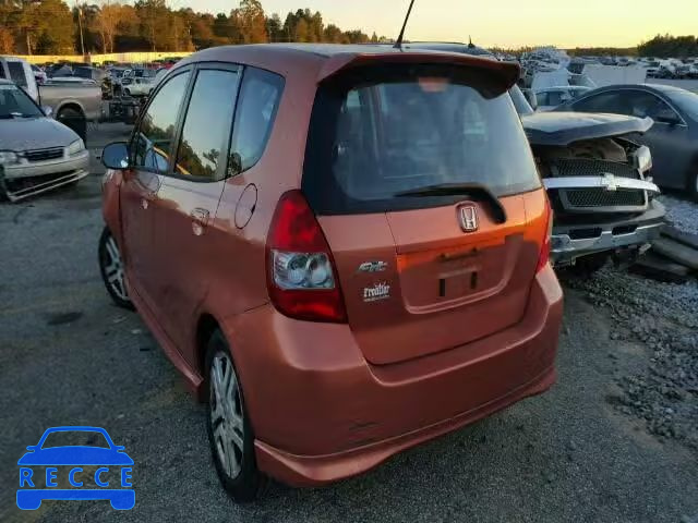2008 HONDA FIT SPORT JHMGD38698S048348 image 2