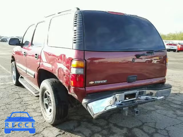 2003 CHEVROLET TAHOE C150 1GNEC13V33J120021 image 2