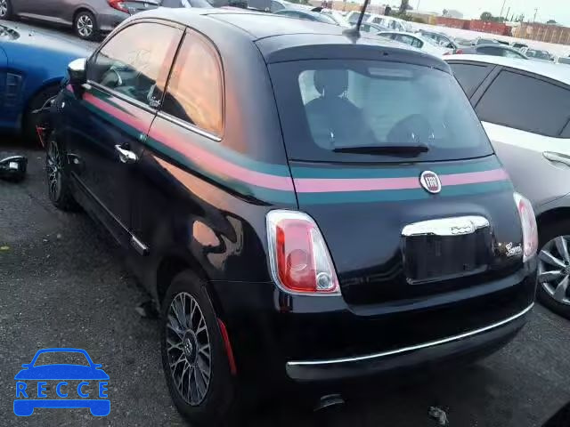 2012 FIAT 500 LOUNGE 3C3CFFCR6CT237337 image 2