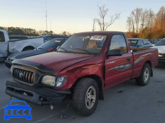 2002 TOYOTA TACOMA 5TENL42N62Z129778 image 1