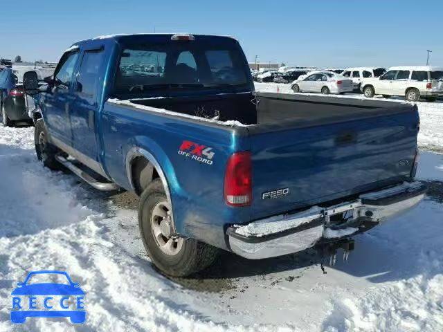 2001 FORD F250 SUPER 1FTNW21S71EC89849 image 2