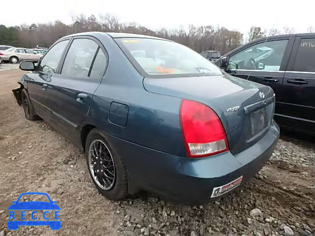 2002 HYUNDAI ELANTRA GL KMHDN45DX2U297601 Bild 2