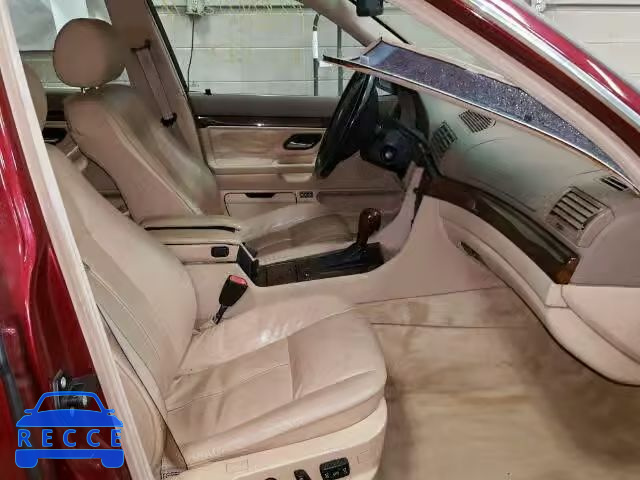 1995 BMW 740I AUTOMATIC WBAGF6322SDH08694 зображення 4