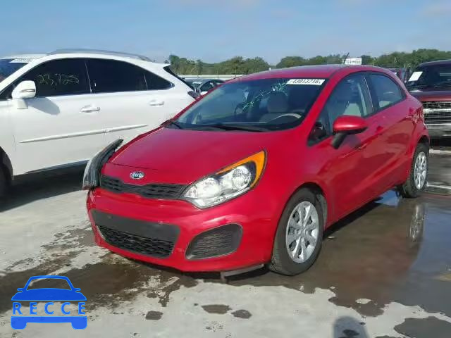 2013 KIA RIO LX KNADM5A32D6209591 зображення 1