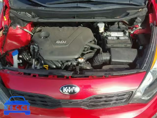 2013 KIA RIO LX KNADM5A32D6209591 зображення 6