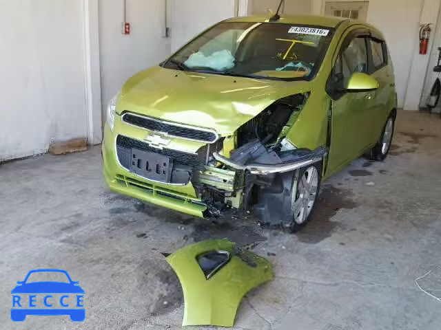 2013 CHEVROLET SPARK 1LT KL8CD6S9XDC600733 image 1