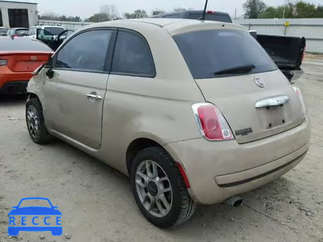 2012 FIAT 500 POP 3C3CFFAR3CT183790 зображення 2