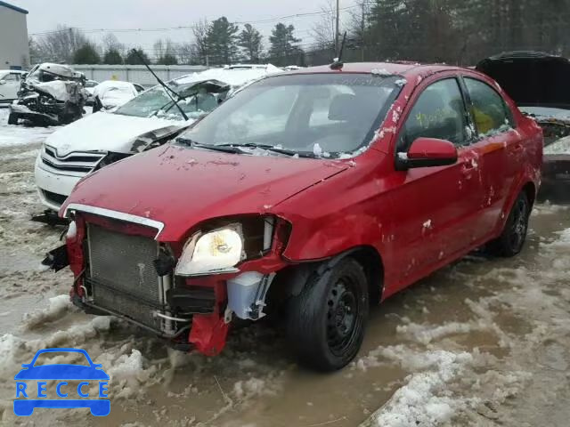 2009 CHEVROLET AVEO LS/LT KL1TD56E89B343892 image 1