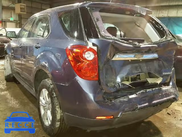 2013 CHEVROLET EQUINOX LS 2GNALBEK3D6325313 image 2