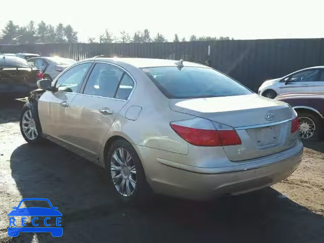 2009 HYUNDAI GENESIS KMHGC46E79U033398 image 2