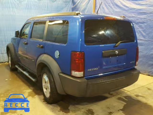 2007 DODGE NITRO SXT 1D8GU28K57W704501 зображення 2