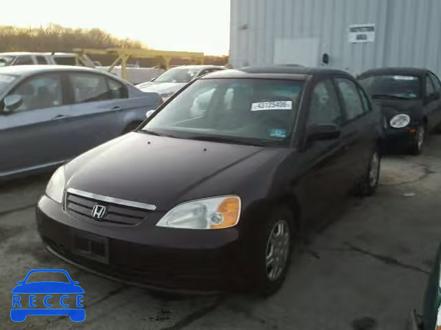 2001 HONDA CIVIC LX 2HGES16571H594657 image 1